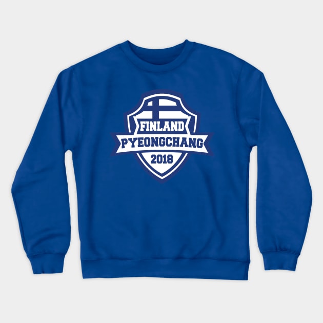 Team Finland Pyeongchang 2018 Crewneck Sweatshirt by OffesniveLine